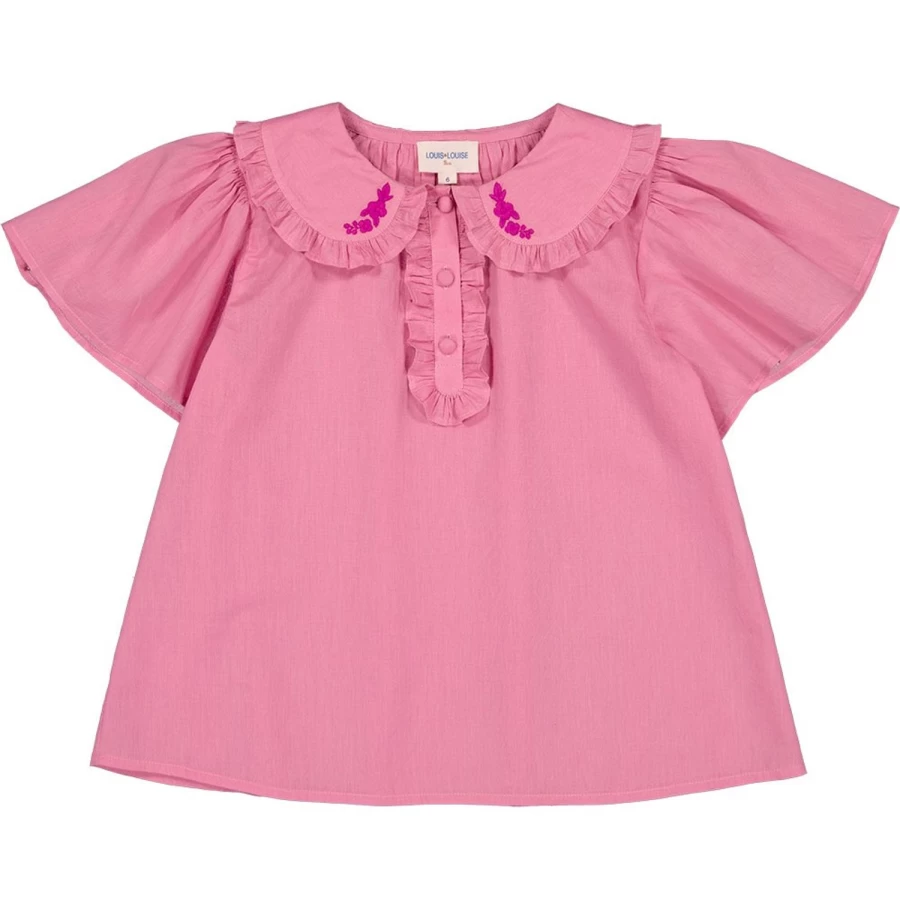LOUIS LOUISE Girl's Indira Cotton Tunic Veil - Soft Breathable Dress for Girls