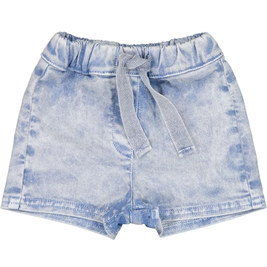 LOUIS LOUISE Baby Bermuda Pekin Washed Denim Jeans for Infants