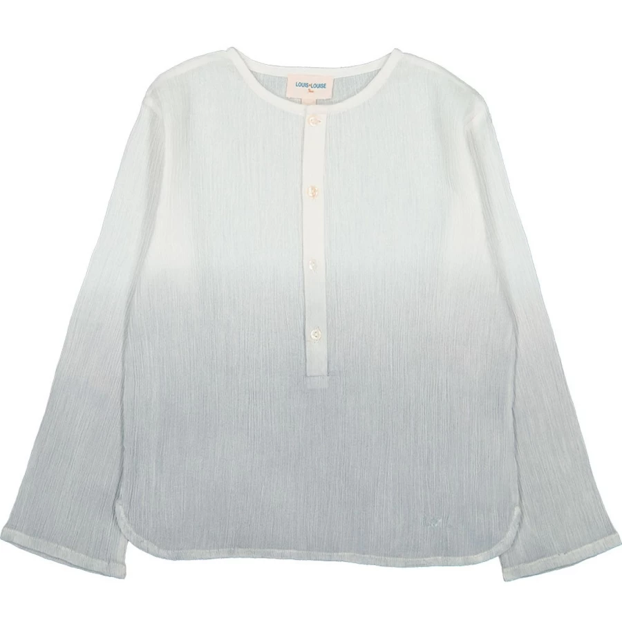 LOUIS LOUISE Boys' Shirt - Oncle Crepe Dip Dye Stylish Comfort Fit
