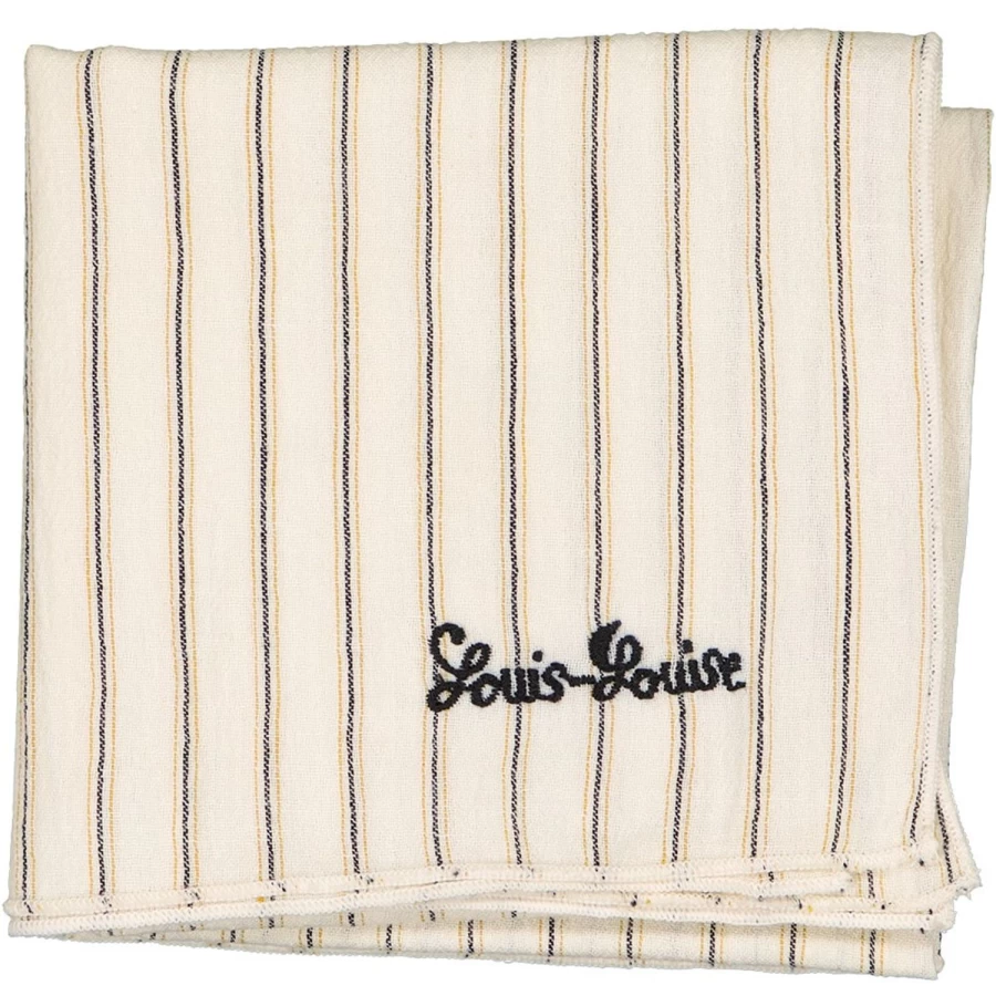 LOUIS LOUISE Baby Scarf - Soft Cotton Crepe Striped for Infants and Toddlers