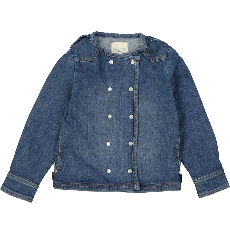 "LOUIS LOUISE Girls Denim Jacket - Luco Style for Kids"
