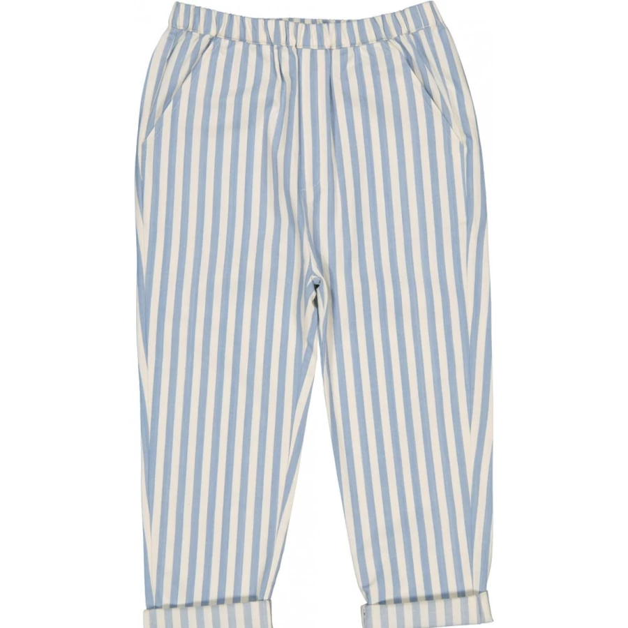LOUIS LOUISE Girls' Gazelle Big Stripe Trousers for Kids - Trendy Striped Pants