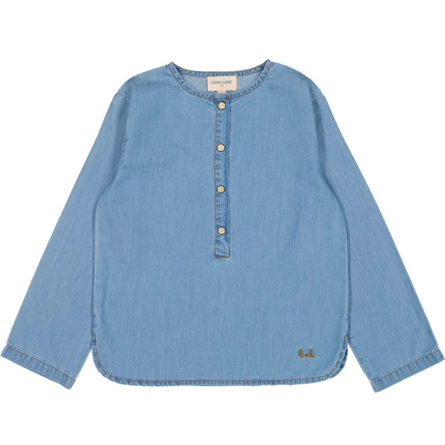 "LOUIS LOUISE Boys' Chambray Shirt – Stylish Casual Shirt for Boys"