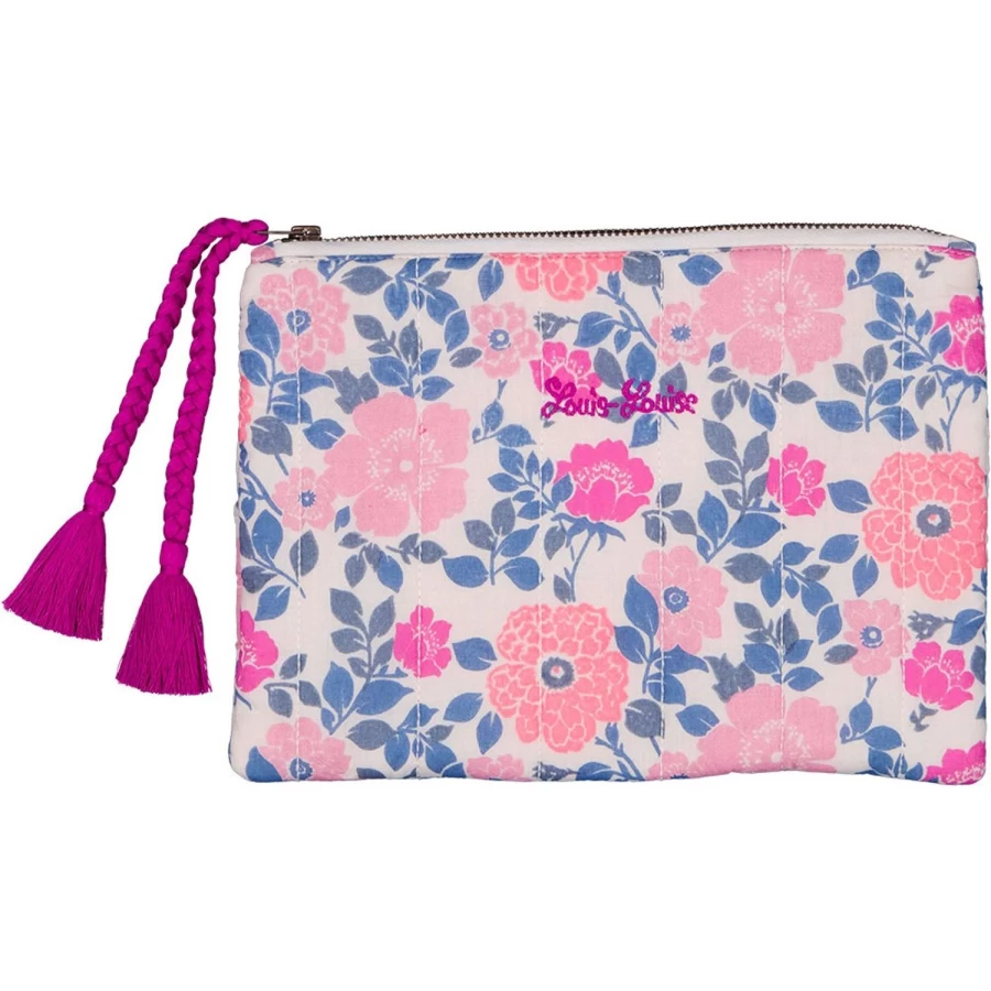 LOUIS LOUISE Girls Vintage Floral Pocket Tila Cotton Veil Scarf