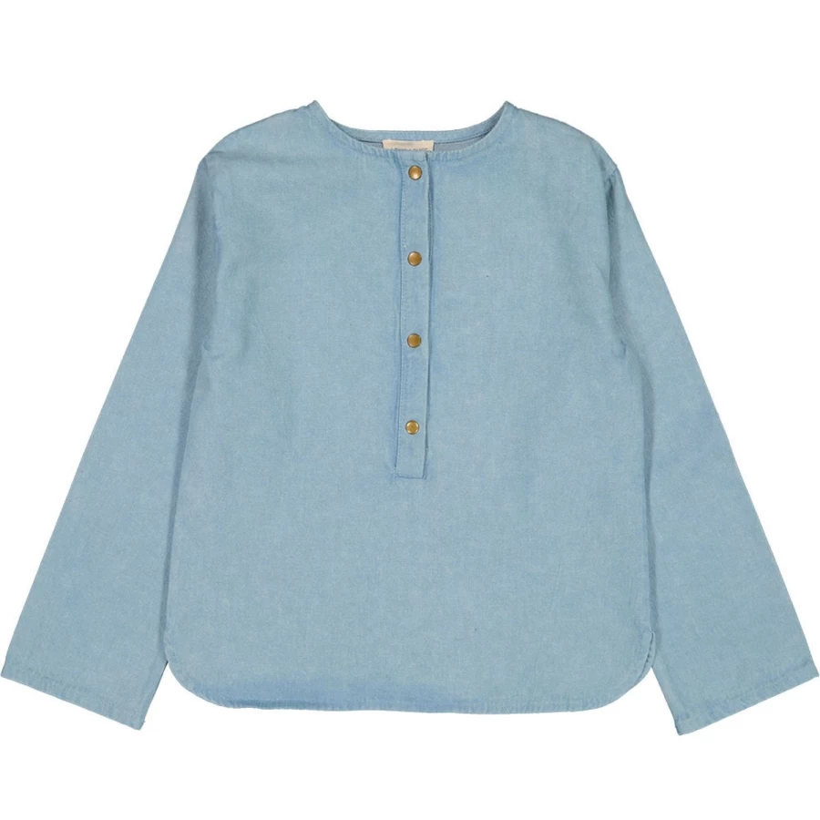 "LOUIS LOUISE Boys Chambray Shirt - Stylish Casual Shirt for Boys"