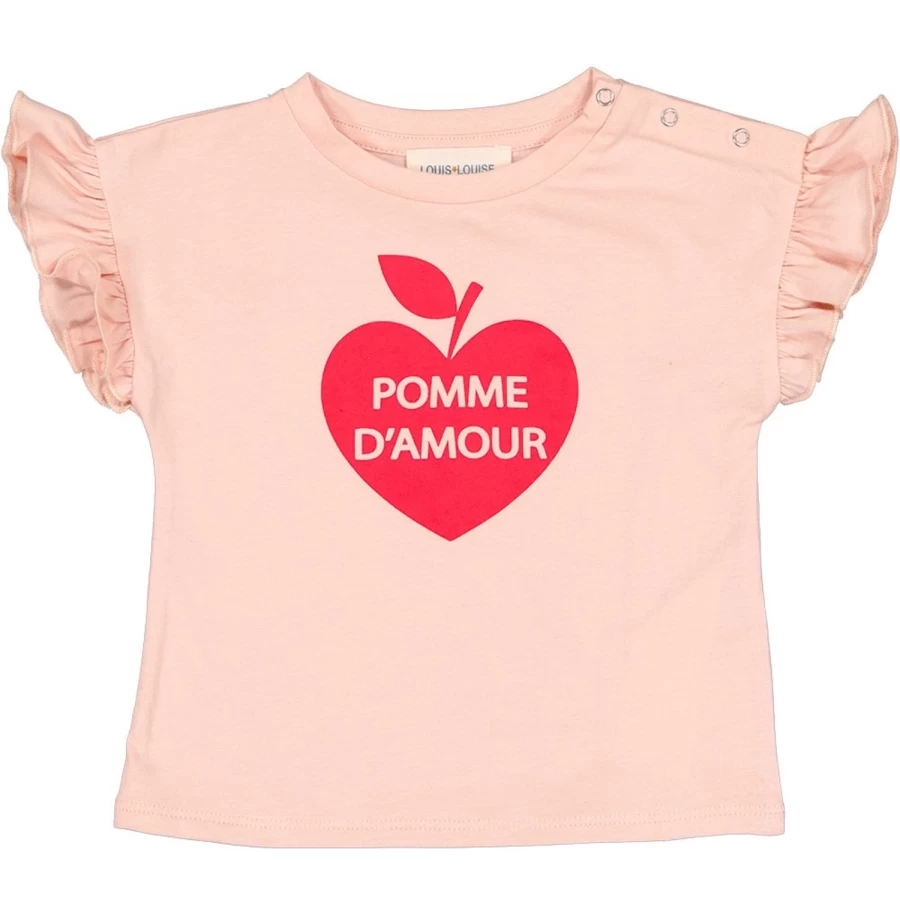 LOUIS LOUISE Baby Jersey Amour T-Shirt - Soft Cotton Tee for Infants