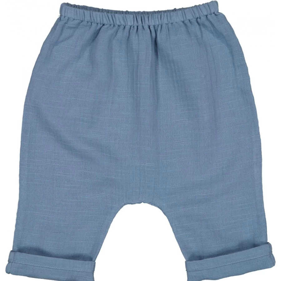 LOUIS LOUISE Baby Cotton Double Gauze Jungle Trousers for Comfortable Wear