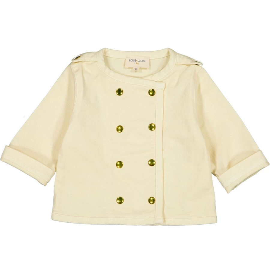 LOUIS LOUISE Baby Lucien Dyed Denim Jacket for Infants