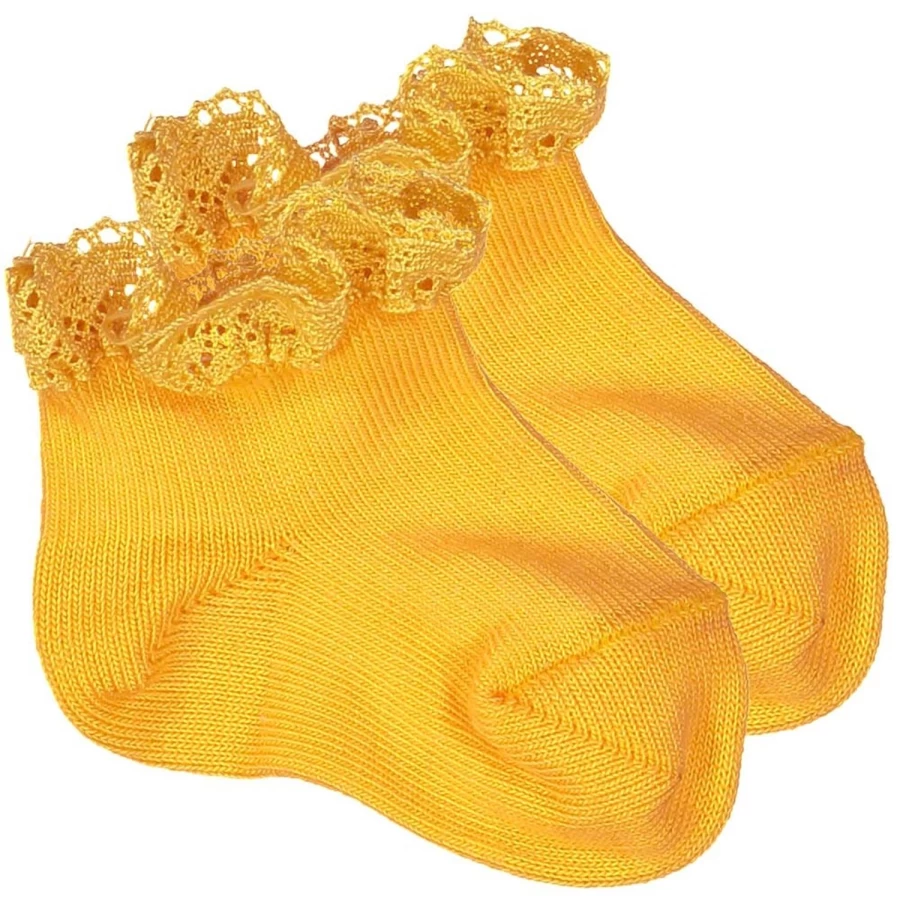 LOUIS LOUISE Baby Cotton Fleurette Socks for Infants - Soft and Comfortable
