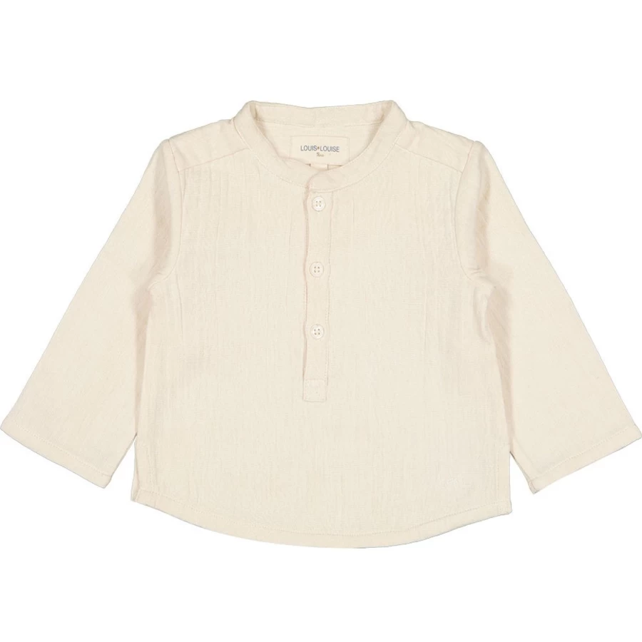 LOUIS LOUISE Baby Organic Cotton Shirt - Grand-Pere Style for Infants