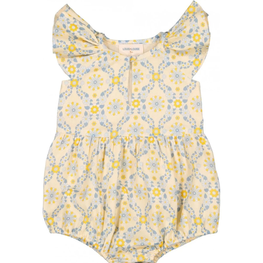 LOUIS LOUISE Baby Cotton Martina Veil Hippie Floral Overall