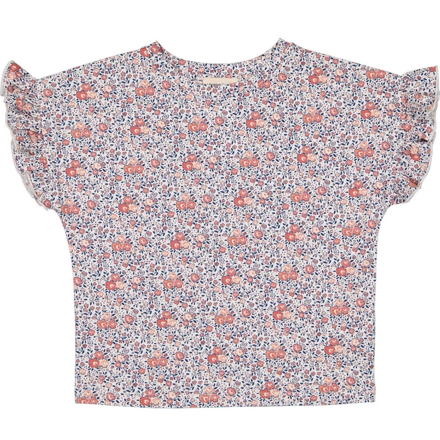 "LOUIS LOUISE Girls Naomie Floral Print Jersey T-Shirt Romantic Style"