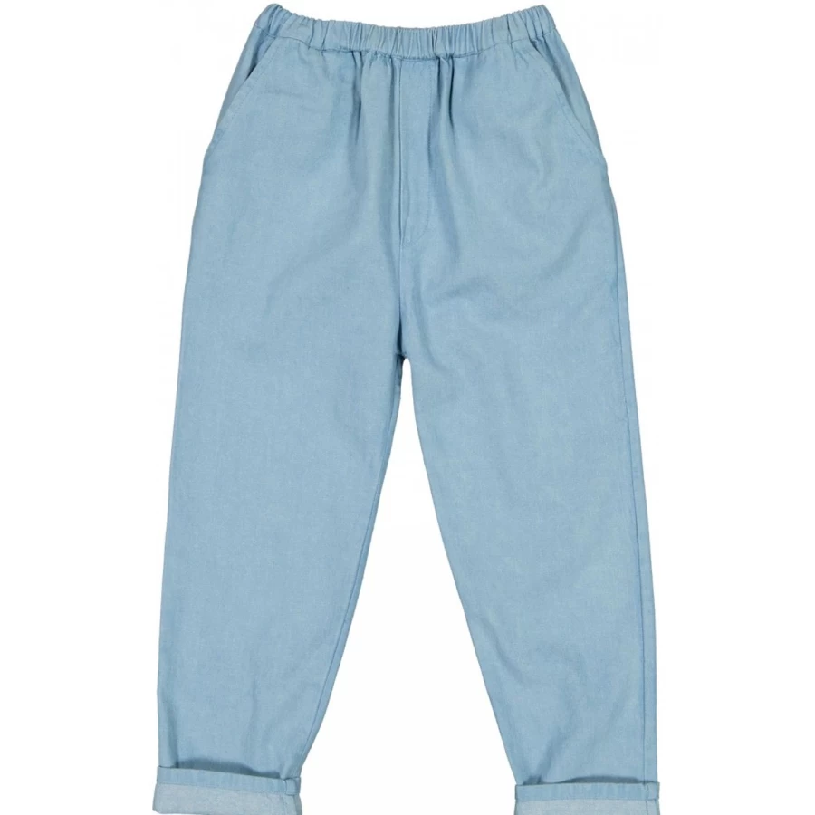 LOUIS LOUISE Boys' Chambray Gazelle Trousers for Comfort and Style