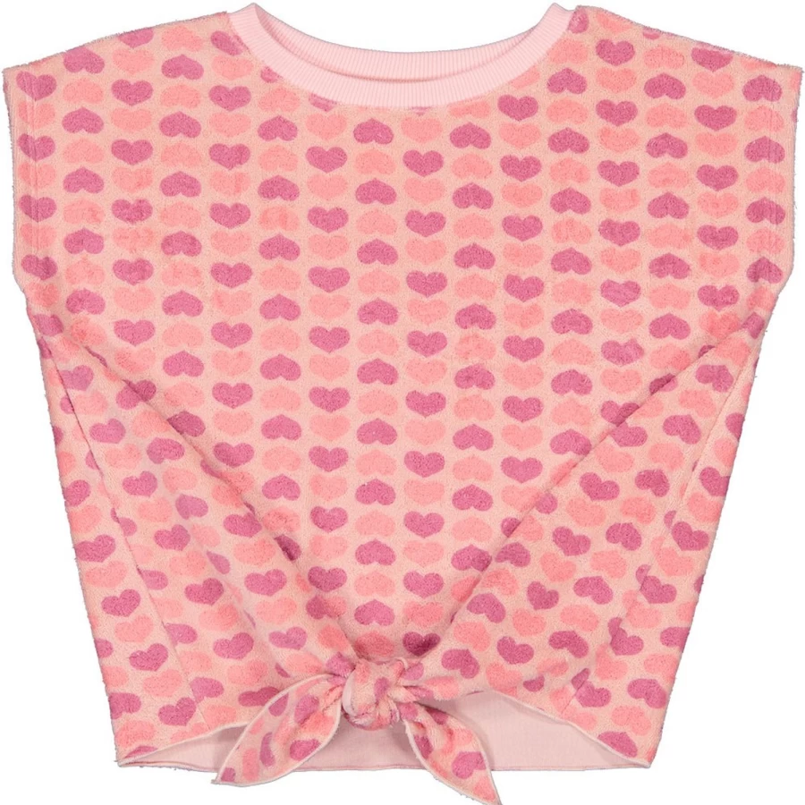 LOUIS LOUISE Girls' Madonna Sponge Heart Graphic T-Shirt