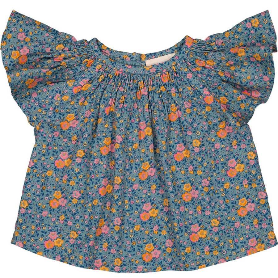LOUIS LOUISE Baby Girls' Floral Cotton Tunic Dress - Soleil Veil Romantic Style