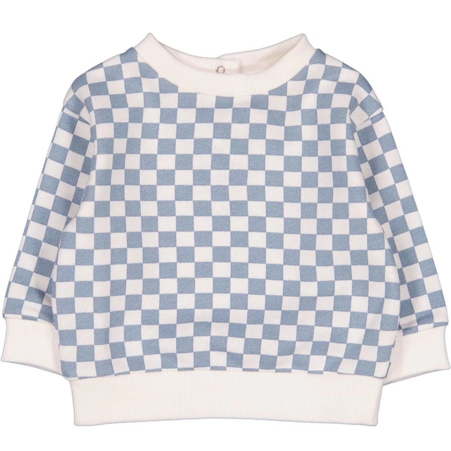 LOUIS LOUISE Baby Cotton Fleece Sweatshirt - Soft Square Neck Pullover for Infants