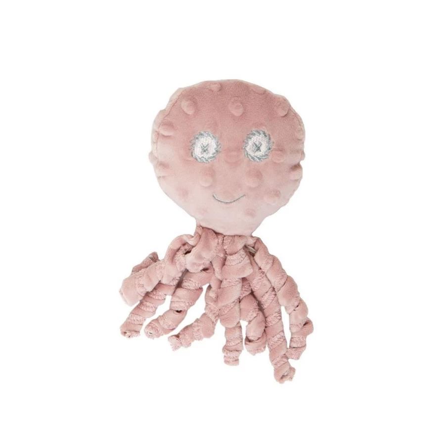 "LOUIS LOUISE Doudou Pieuvre Mauve - Soft Purple Octopus Comfort Toy for Babies"