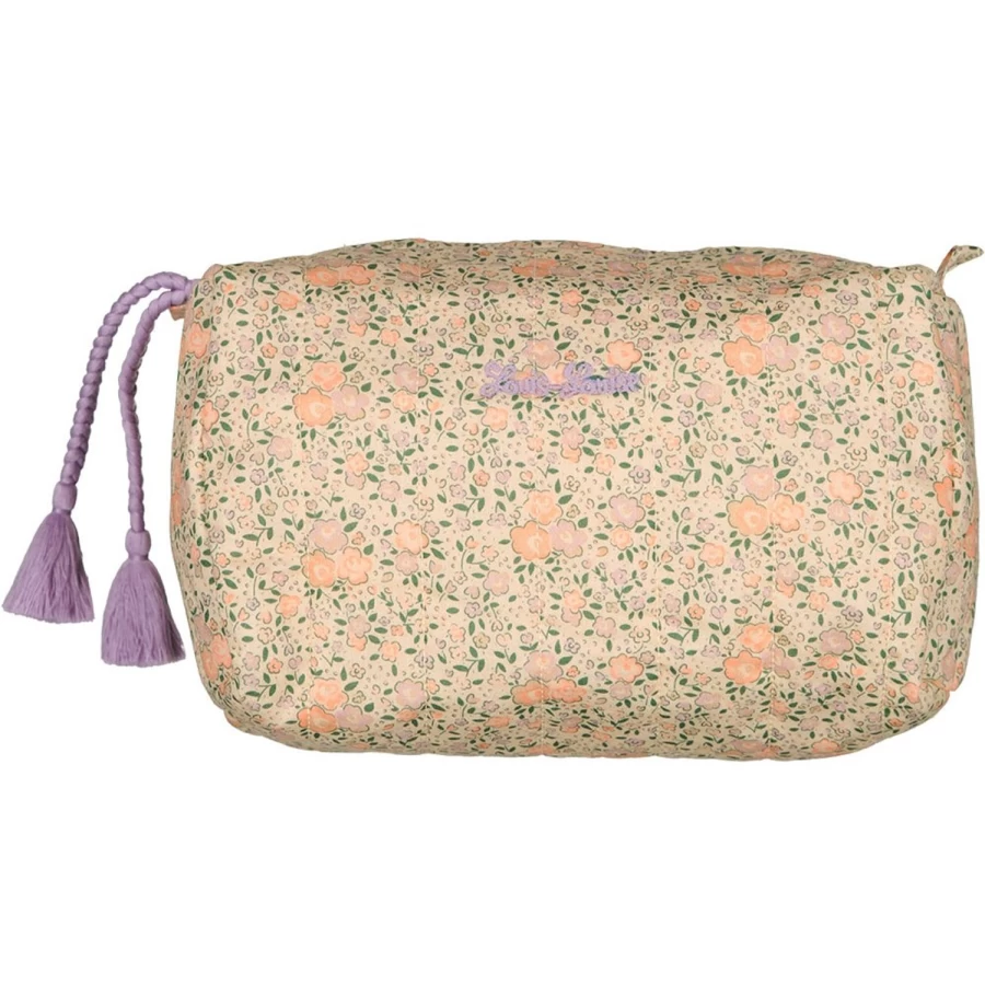 "LOUIS LOUISE Baby Pocket Bath Cotton Veil - Soft Floral Design for Infants"
