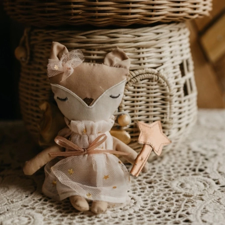 LOUIS LOUISE Baby Mini Fox Fee - Adorable Infant Fox Plush Toy