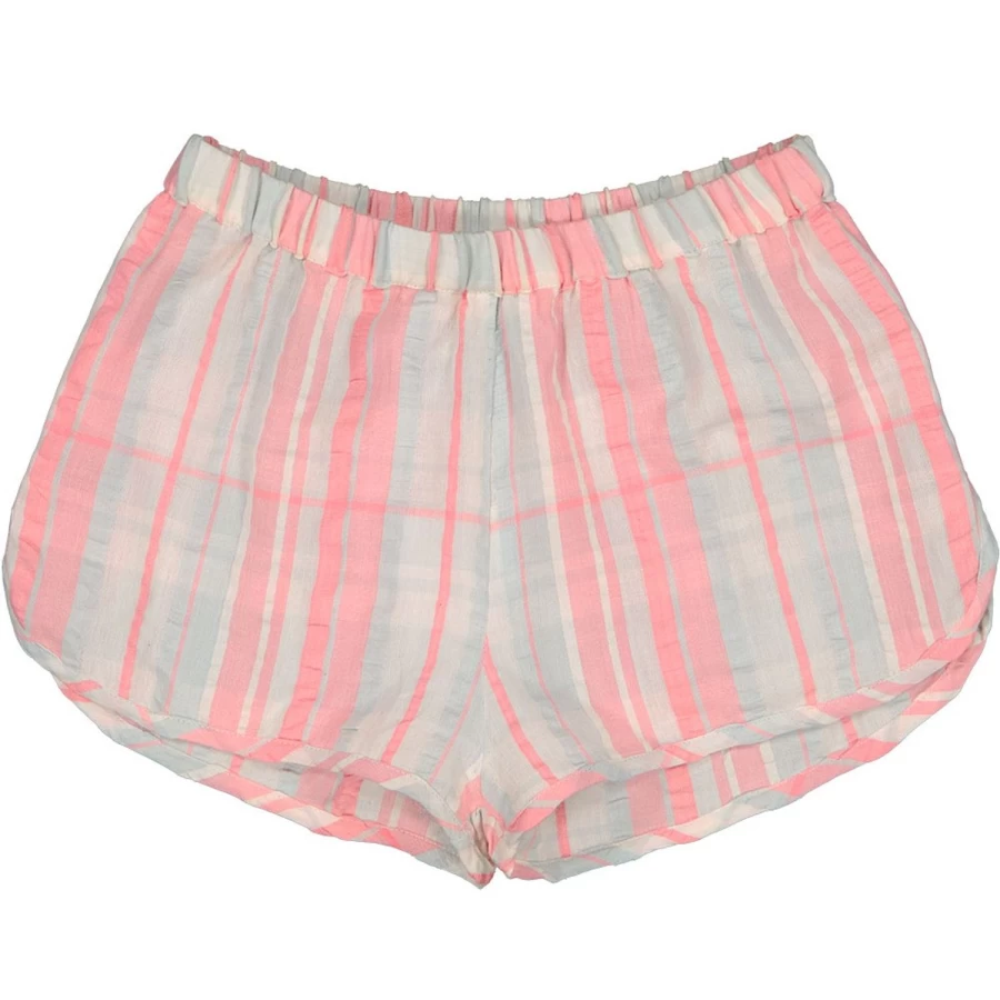LOUISE LOUISE Girl's Short Georginette Cotton Crepe Madras Dress