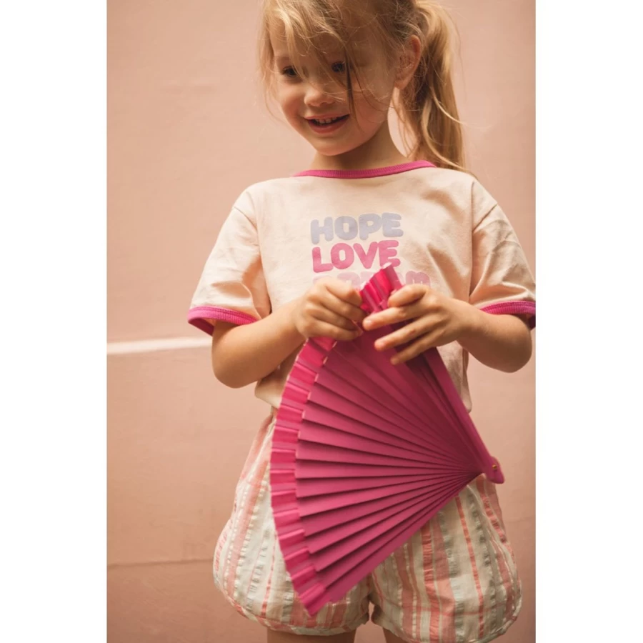 LOUISE LOUISE Girl's Short Georginette Cotton Crepe Madras Dress