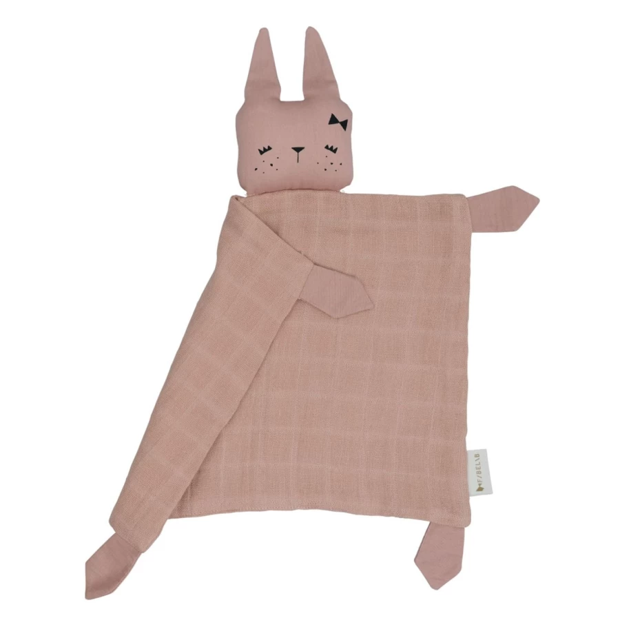 LOUIS LOUISE Baby Doudou Comfort Rabbit Plush Toy - Soft Security Blanket for Infants