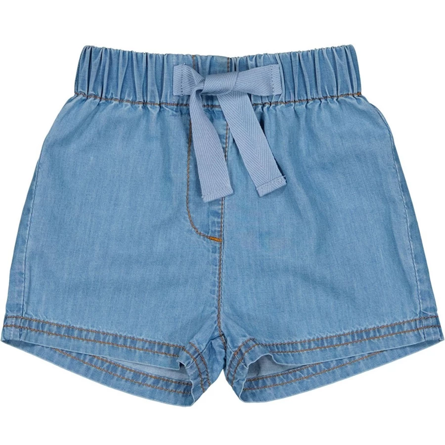 LOUIS LOUISE Baby Boys' Chambray Bermuda Shorts - Comfortable Cotton Summer Shorts for Infants
