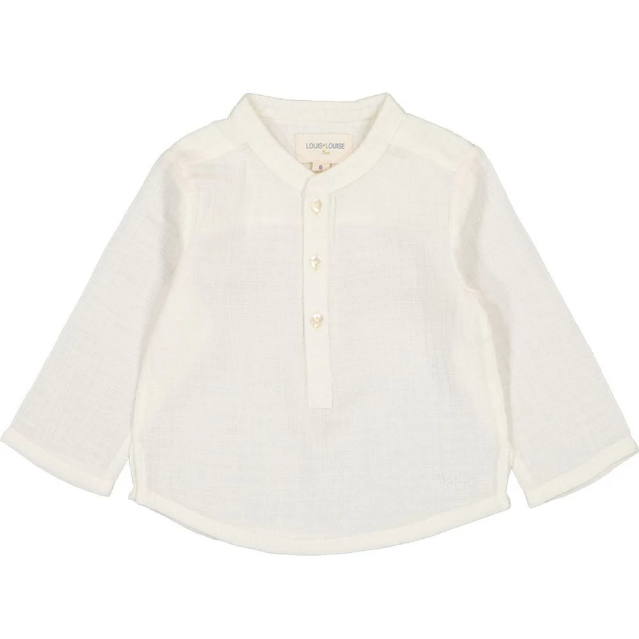 "LOUIS LOUISE Baby Cotton Shirt – Grand-Pere Style Comfort"