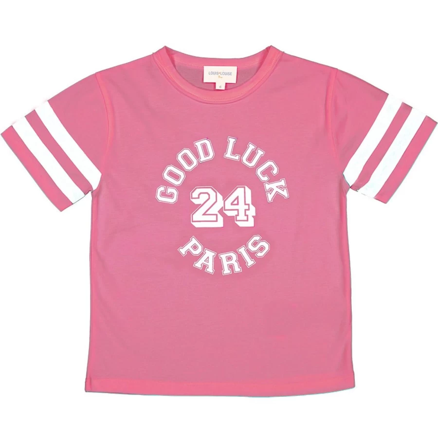 "LOUIS LOUISE Girls' Tom Jersey Good Luck T-Shirt - Stylish & Comfortable"