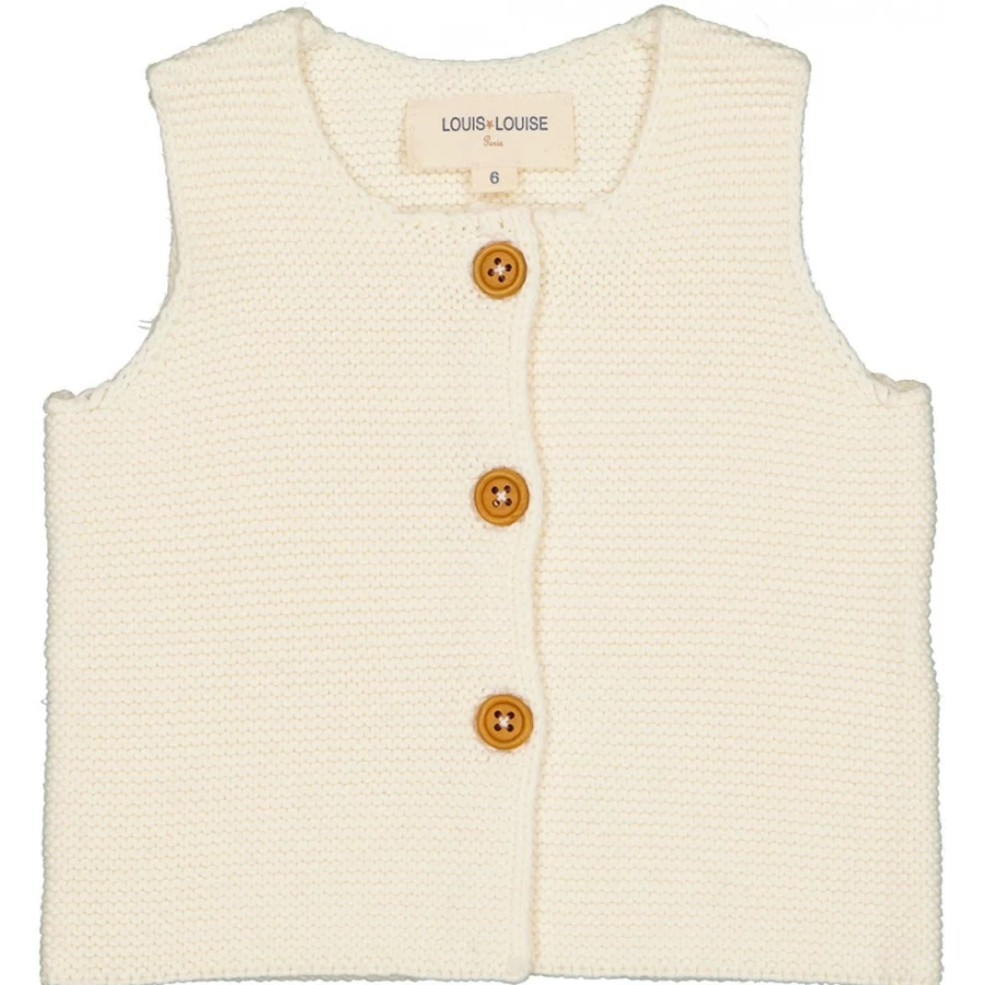 LOUIS LOUISE Baby Cotton Knitted Cardigan - Soft Lulu Style for Infants