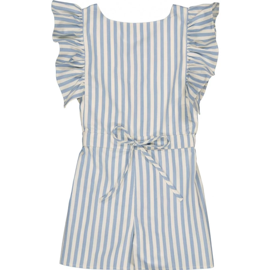 LOUIS LOUISE Girls' Overall Birda Big Stripe Romper - Cute Striped Jumpsuit for Toddlers