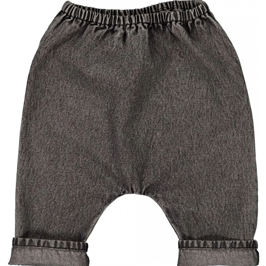 LOUIS LOUISE Baby Boys Girls Jungle Washed Denim Trousers for Toddlers