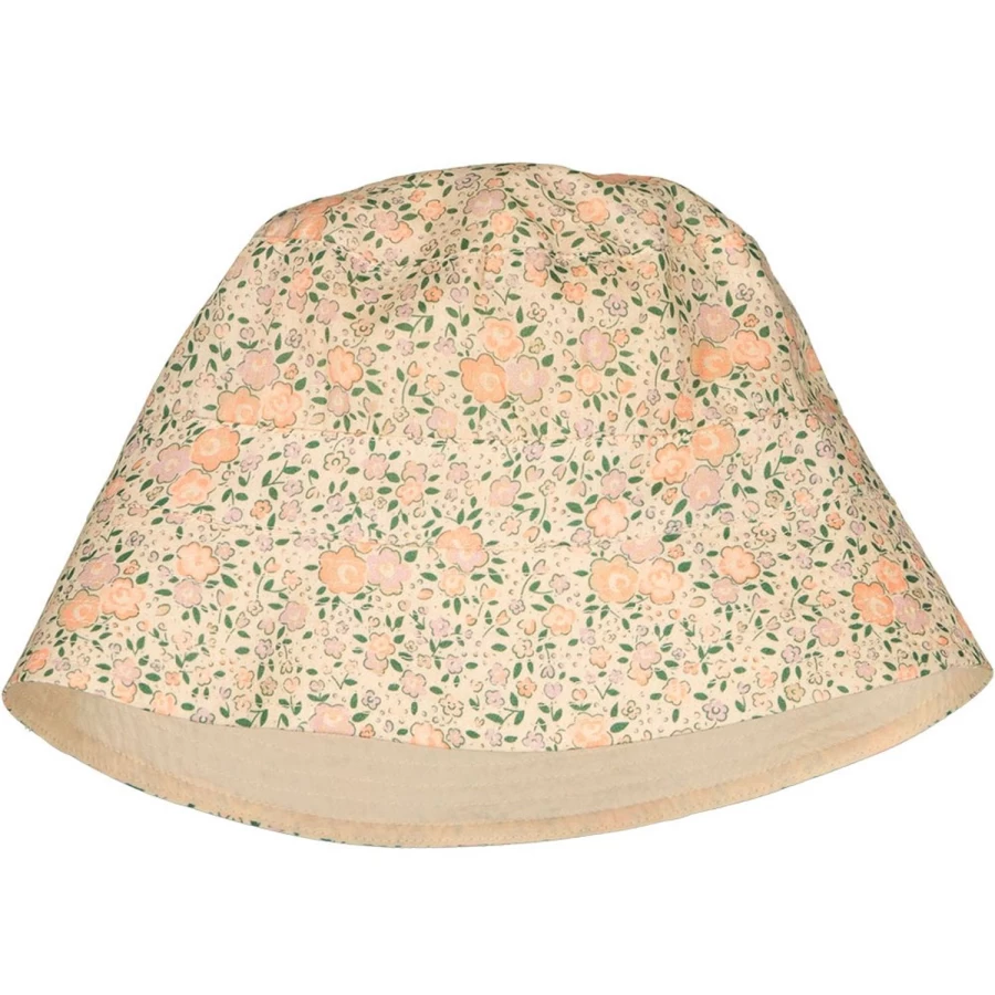 "LOUIS LOUISE Baby Cotton Hat with Floral Veil - Romantic Boris Style"