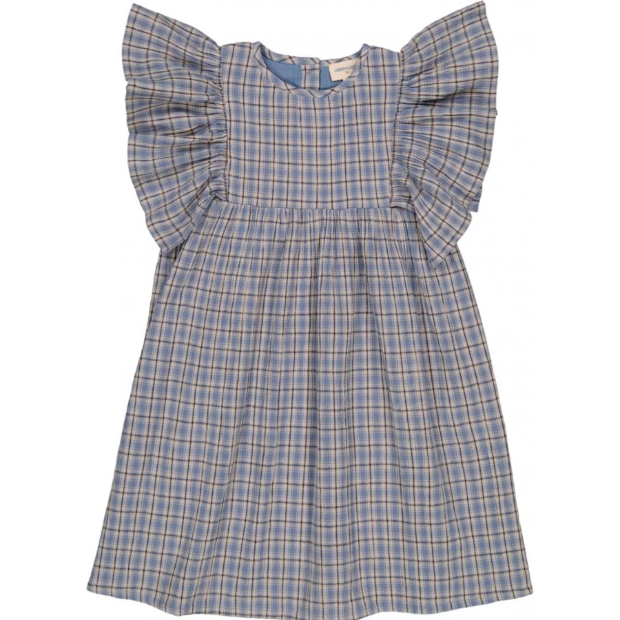 LOUISE LOUISE Girl's Micka Cotton Crepe Tartan Dress - Stylish & Comfortable