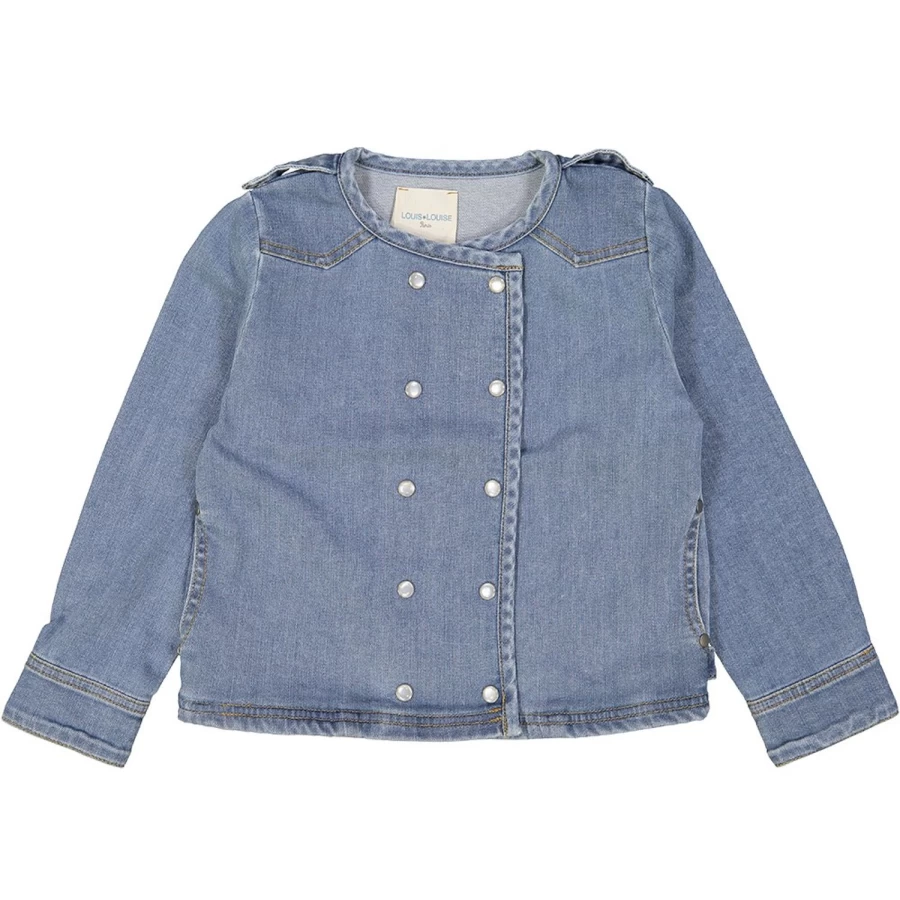 LOUIS LOUISE Girls Denim Jacket - Luco Style for Kids