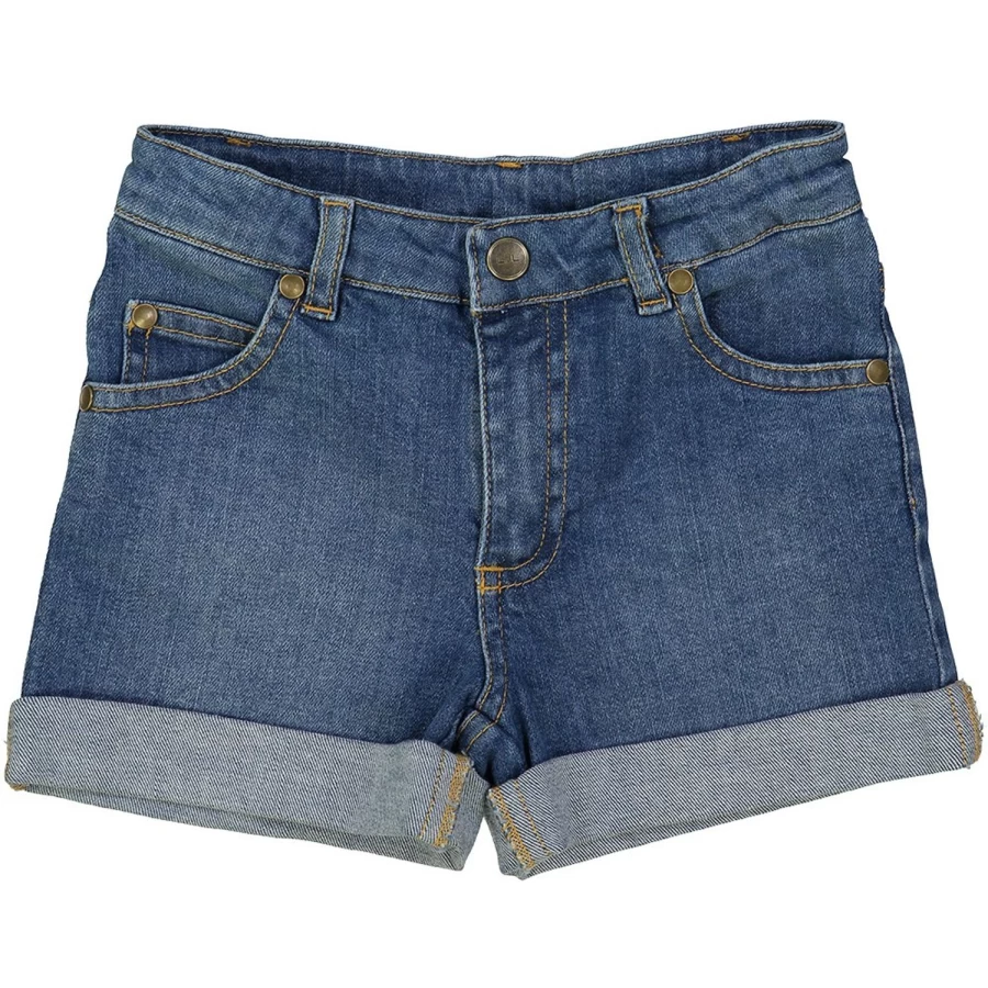 LOUIS LOUISE Girls' Short Aria Denim Jeans for Kids - Stylish Comfort Fit