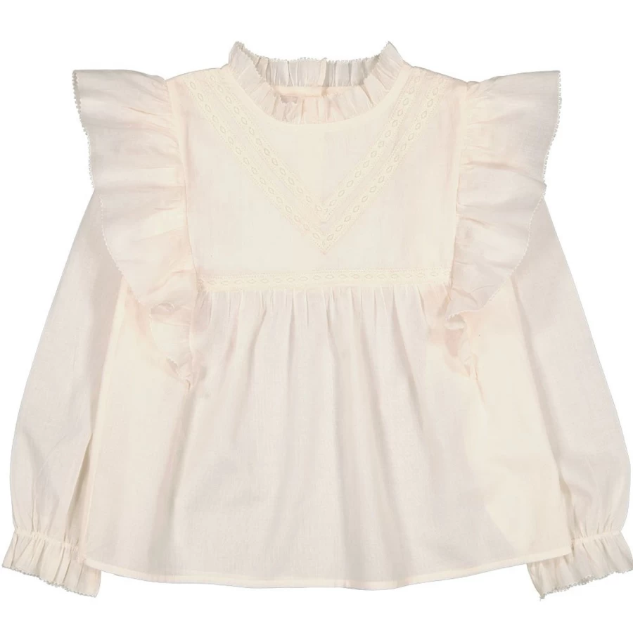 LOUIS LOUISE Girl's Amande Cotton Tunic Veil - Soft & Breathable