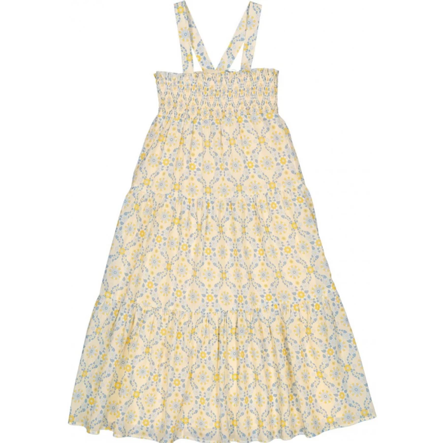 LOUIS LOUISE Girls' Floral Cotton Dress - Niko Veil Hippie Style Summer Boho Chic