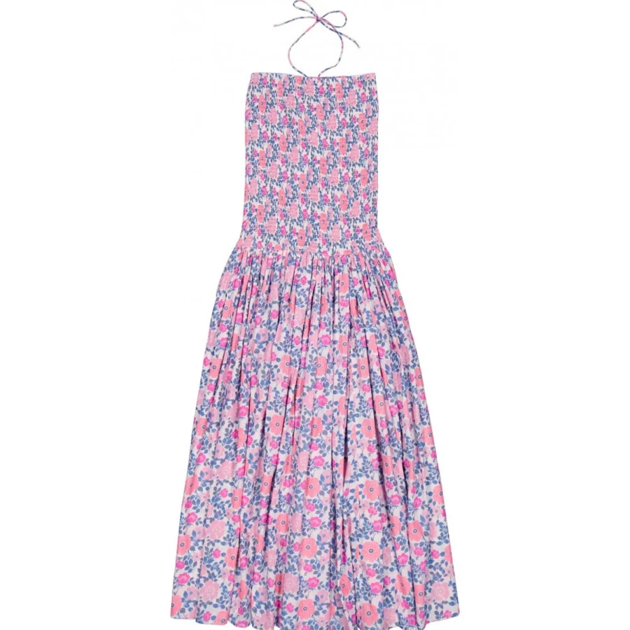 "LOUIS LOUISE Women's Vintage Floral Cotton Veil Dress - Lalie Style"
