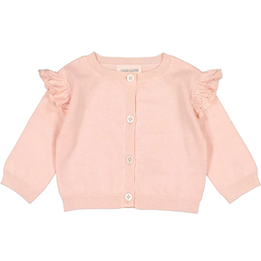 LOUIS LOUISE Baby Cardigan Maya - Soft Knitted Cotton Sweater for Infants