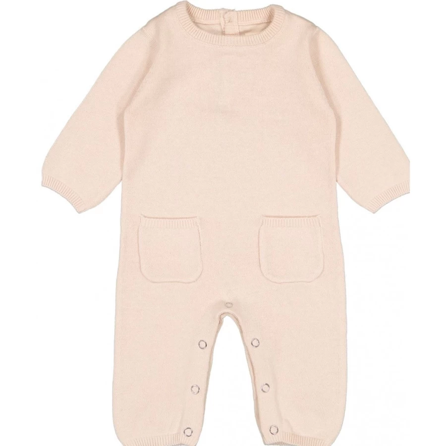 "LOUIS LOUISE Baby Koala Knitted Cotton Overall - Soft & Comfortable Infant Romper"