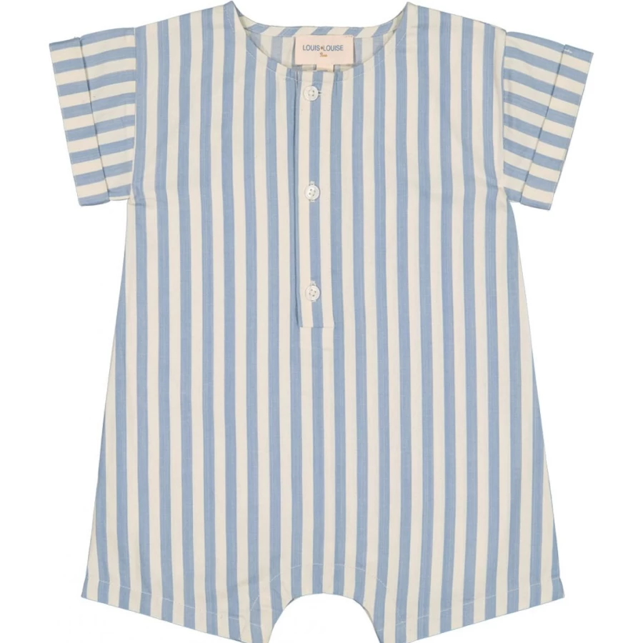 LOUIS LOUISE Baby Overall Hawai Big Stripe - Stylish Striped Romper for Infants
