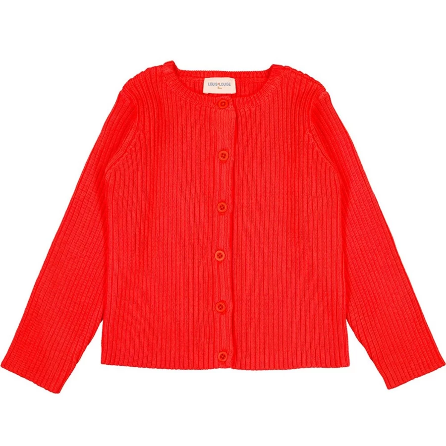 "LOUIS LOUISE Yona Knitted Cotton Cardigan for Girls"