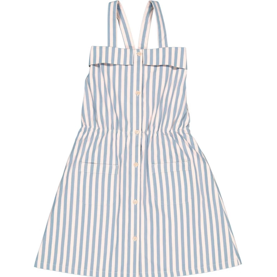 LOUIS LOUISE Girls' Germaine Big Stripe Dress - Striped Summer Dress for Girls