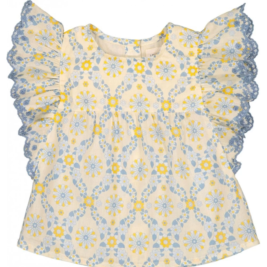 "LOUIS LOUISE Baby Girls' Floral Cotton Tunic Top - Hippie Style Jasmine Veil Design"