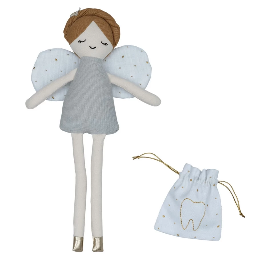 "LOUIS LOUISE Baby Teething Doll - Soft Poupee Fee Doudou for Soothing Gums"