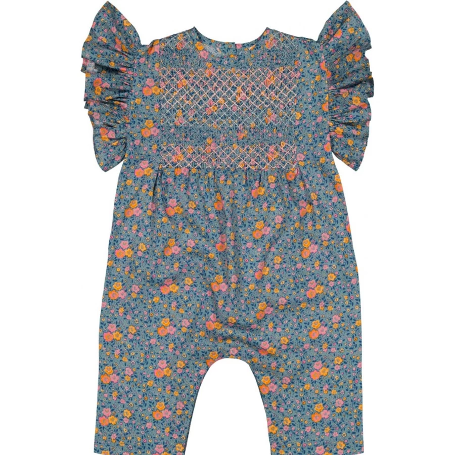 "LOUIS LOUISE Baby Girl's Floral Cotton Marquise Veil - Romantic Overall Design"