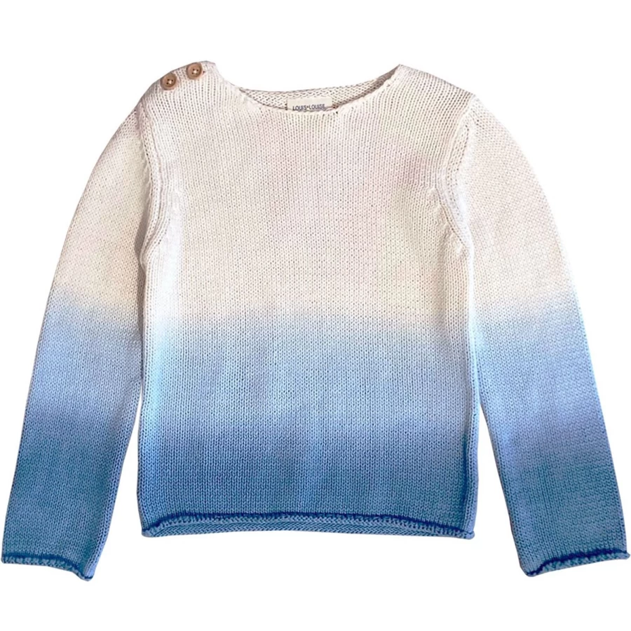 LOUIS LOUISE Boys' Bobby Knitted Cotton Dip-Dye Sweater