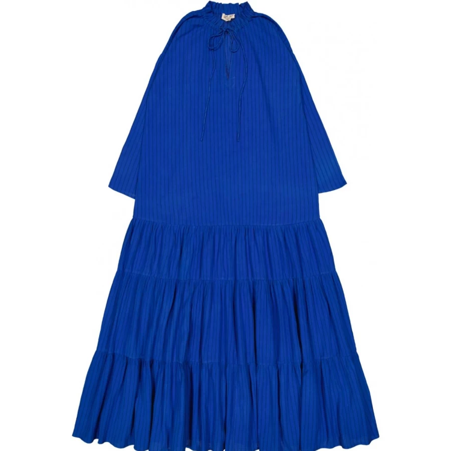 LOUIS LOUISE Women's Lyana Striped Cotton Crepe Dress