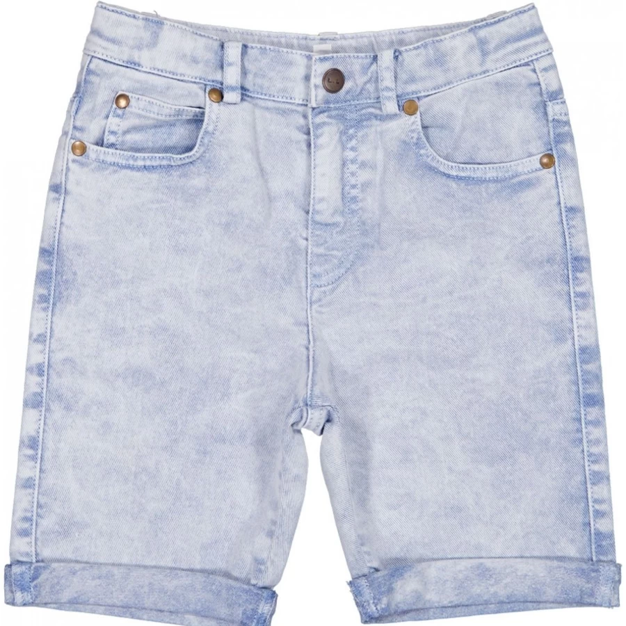 LOUIS LOUISE Boys Bermuda Dean Washed Denim Jeans for Kids
